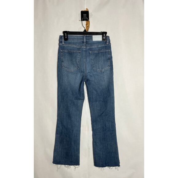 Pistola Lennon Jean Sunny Wash High Rise Raw Hem Denim Originally $158 Size 27 - Picture 5 of 8